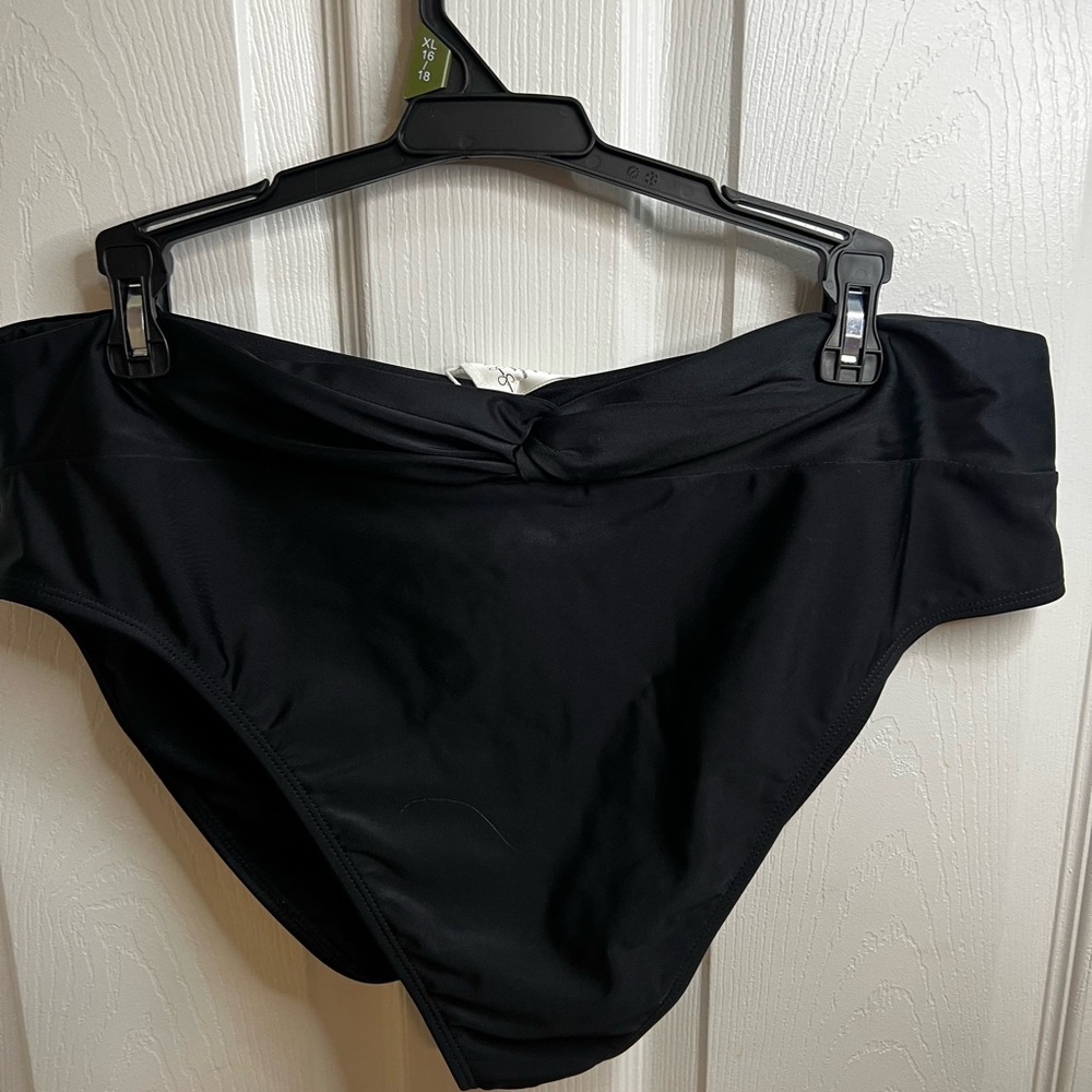 Jessica Simpson Black Bikini Bottom size XXL